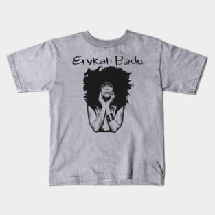 Erykah Badu Top Music Lover Gift For Fan Kids T-Shirt